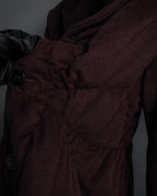 -SPECIAL- "JEAN PAUL GAULTIER"
 1990's-00's Gathered tuck shape design long coat