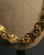 -SPECIAL- “CHANEL” 80’s-90’s ornate gold chain necklace