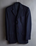 "HERMES" Pinstripe relaxed tailored jacket