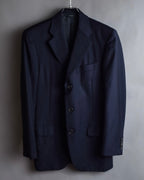 "HERMES" Pinstripe relaxed tailored jacket