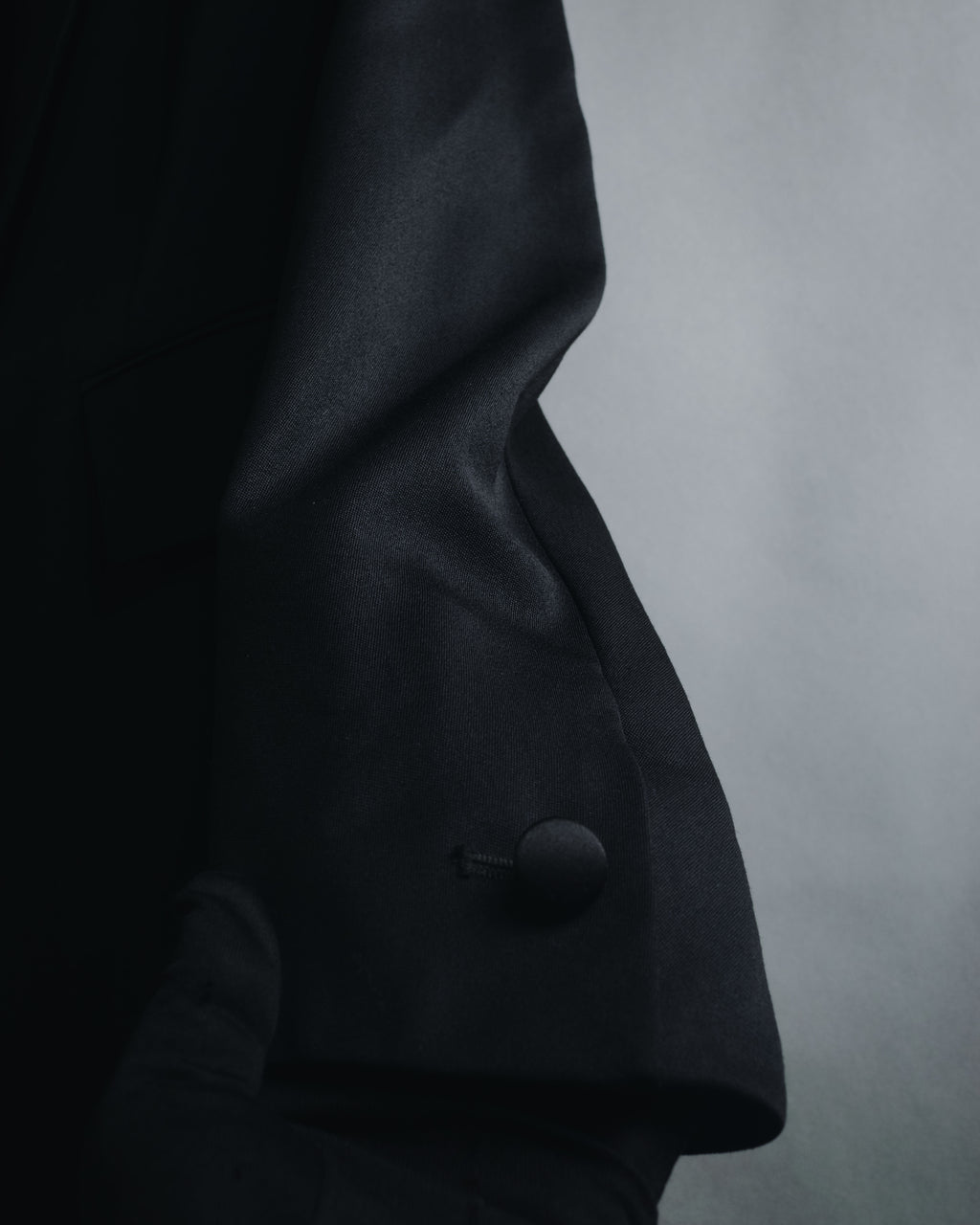 "Yves Saint Laurent" 2008AW Minimal sculpted wool jacket