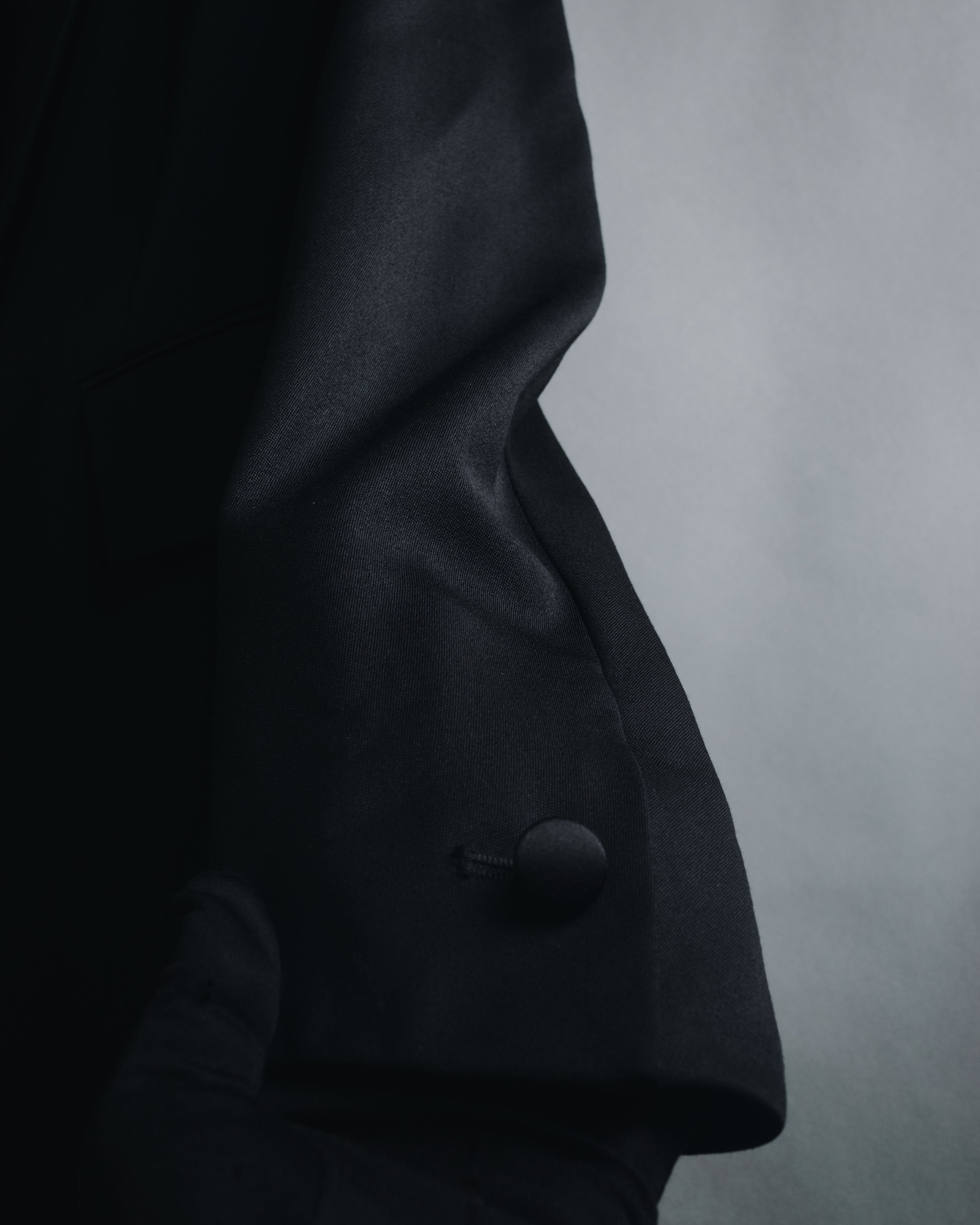 "Yves Saint Laurent" 2008AW Minimal sculpted wool jacket