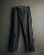 -SPECIAL- “HERMÈS” 1998-00’s Leather trimmed tailored trousers