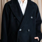 "Max Mara"  Large lapel double breasted melton chester coat