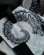 "HELMUT LANG" Seahorse motif design short jacket