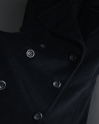 Abrigo doble botonadura estilo pea coat de los años 90-00 de "Max Mara"