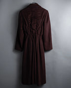 -SPECIAL- "JEAN PAUL GAULTIER"
 1990's-00's Gathered tuck shape design long coat