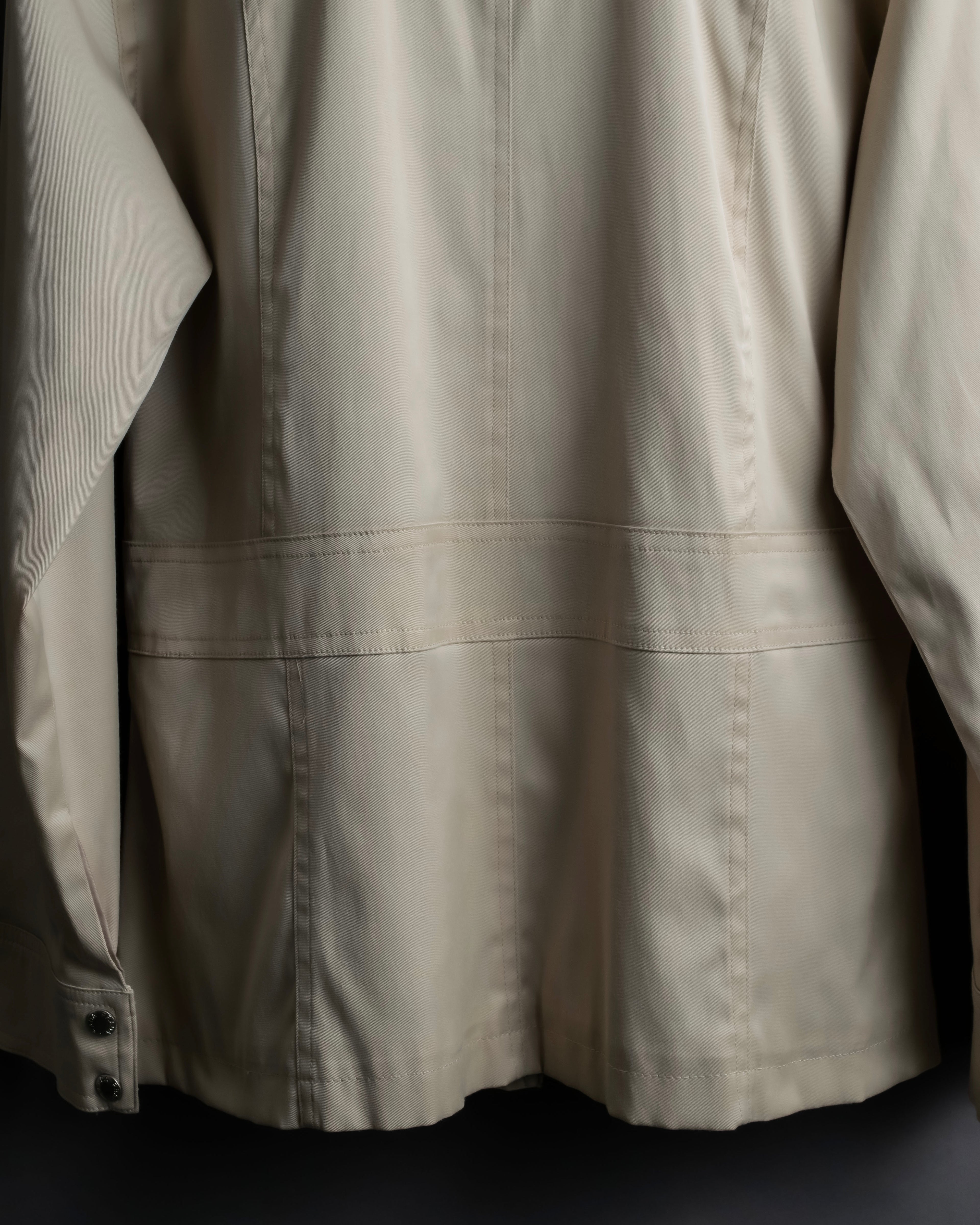 "PRADA" Military detail cotton jacket