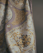 "Christian Dior" 80's-90's Elegant floral silk scarf