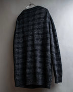 "CHANEL" Sample product hairy material light unevenness cardigan