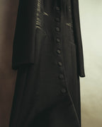 "Bottega Veneta" 90's-00's Sculptural tailored long coat