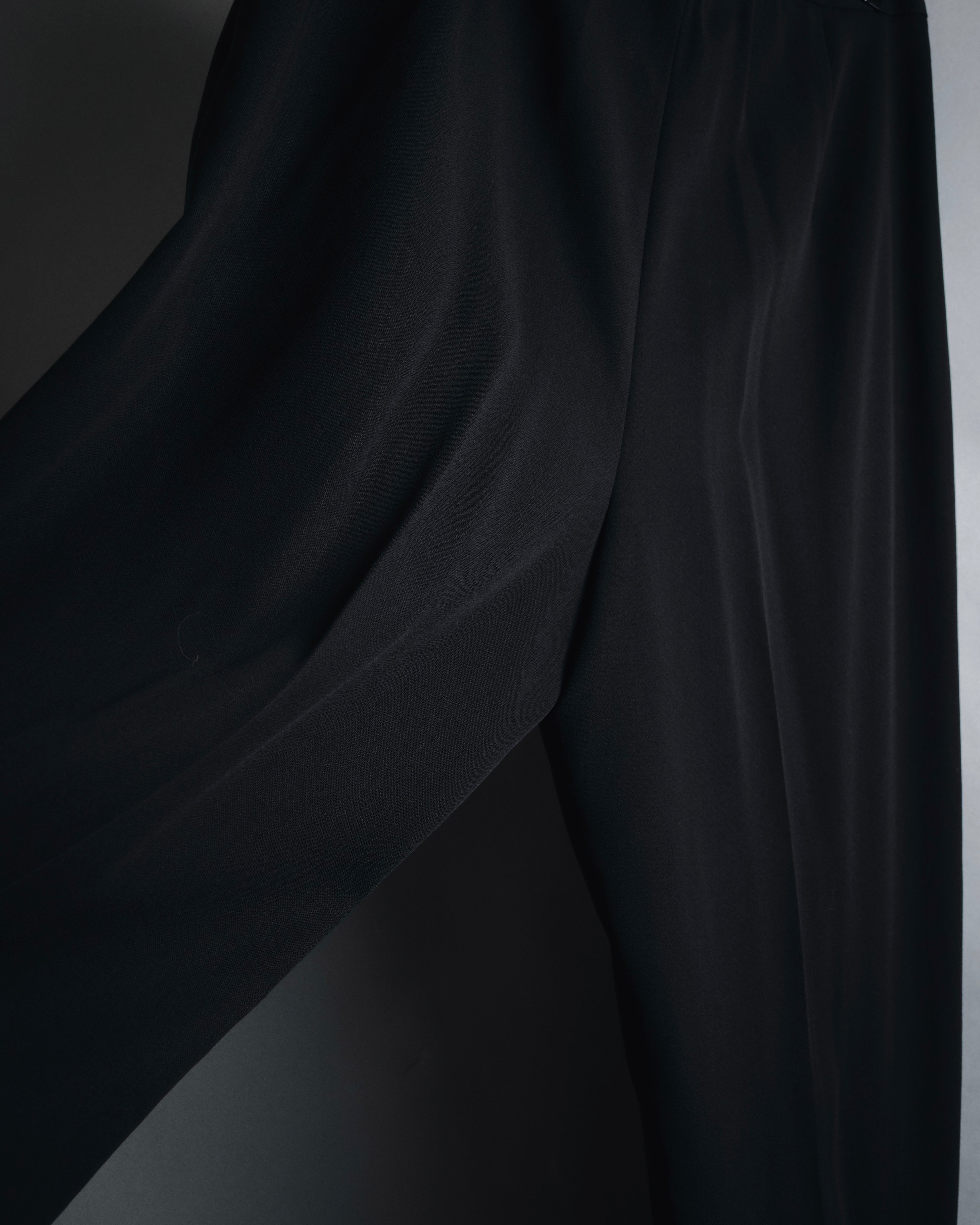 GIORGIO ARMANI (ジョルジオ アルマーニ) - スラックス - ブラック