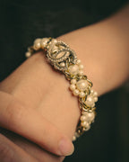 -SPECIAL- "CHANEL" Pearl embellished cc bracelet