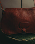 "PRADA" 90's-00's Pebbled leather shoulder bag