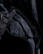 "LOUIS VUITTON" Geometric pattern velvet tailored jacket