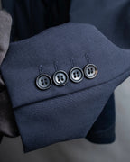 "COMME des GARCONS HOMME DEUX" Different material tailored jacket