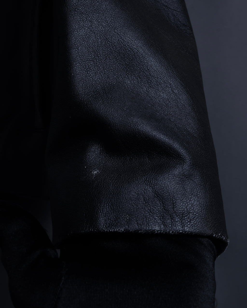 "Weekend Max Mara" Minimalist design center zip-up leather jacket