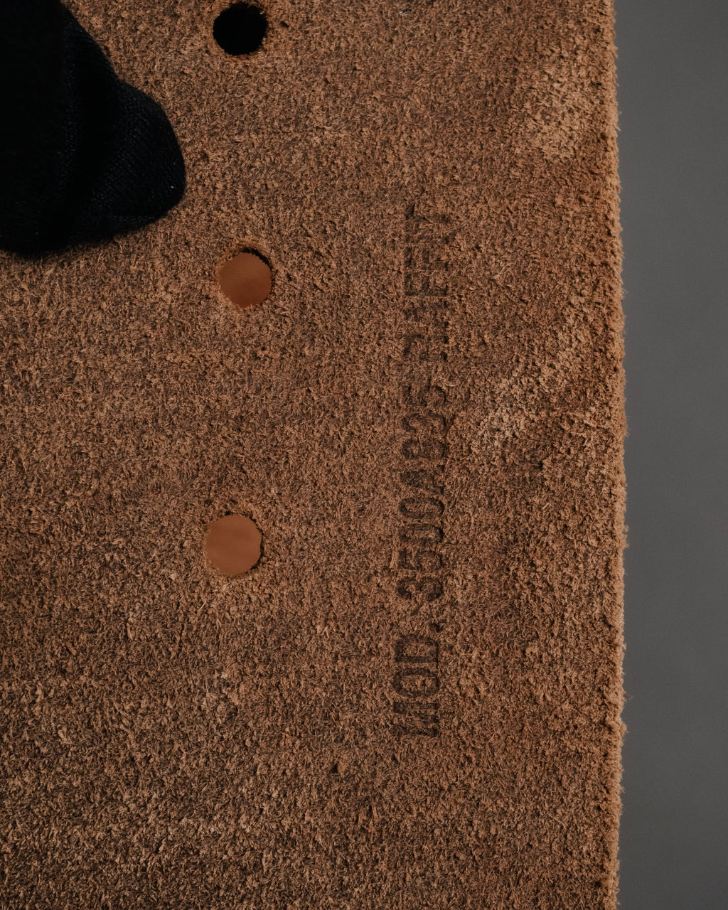 "DIESEL" 00’s Turquoise-studded embossed suede belt