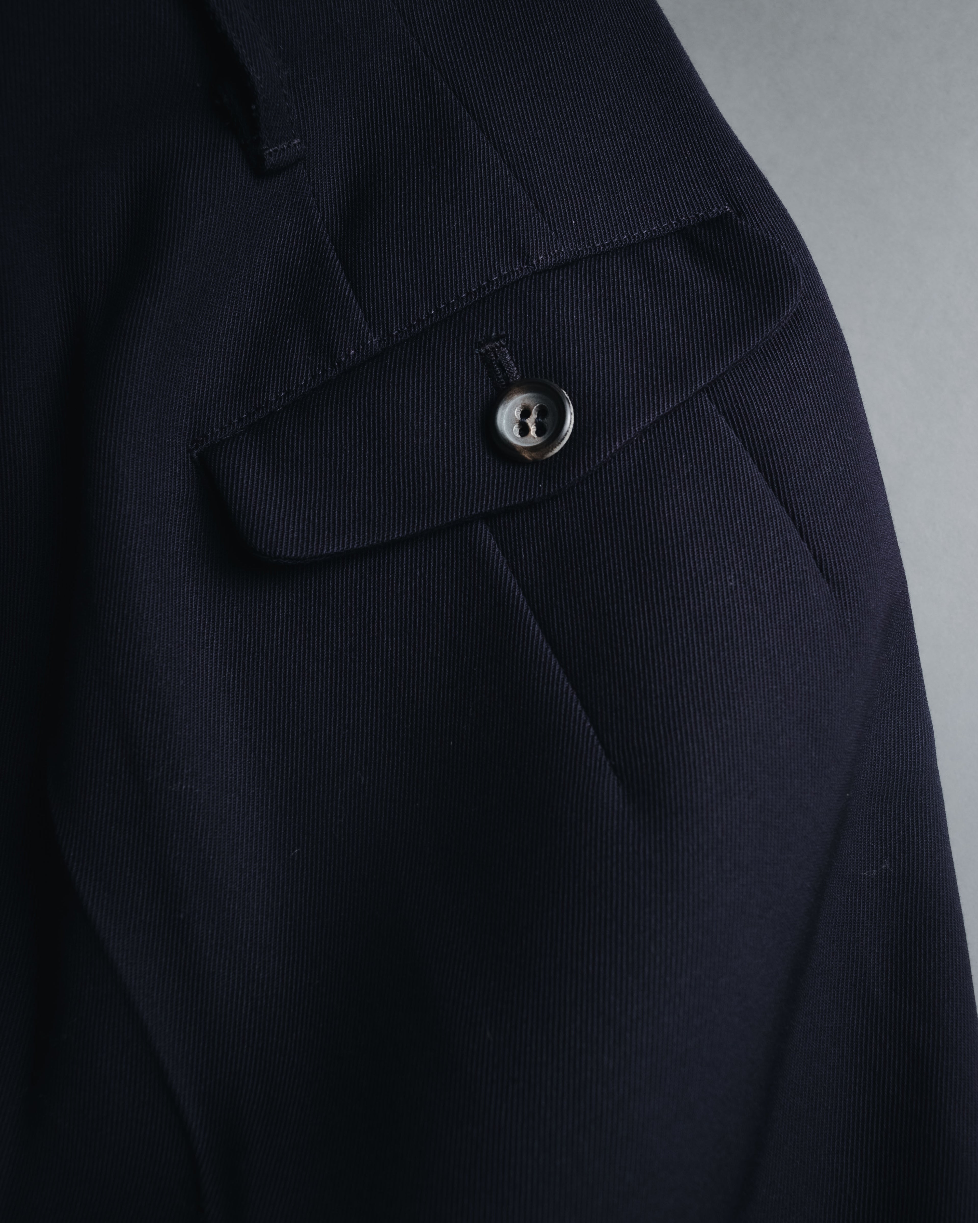 "JIL SANDER" 90’s pure new wool minimalist slacks