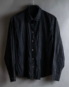 "PLEATS PLEASE ISSEY MIYAKE"
 Irregularly washed shirt jacket