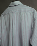 "Christian Dior" 80's-90's Relaxed striped long sleeve shirt