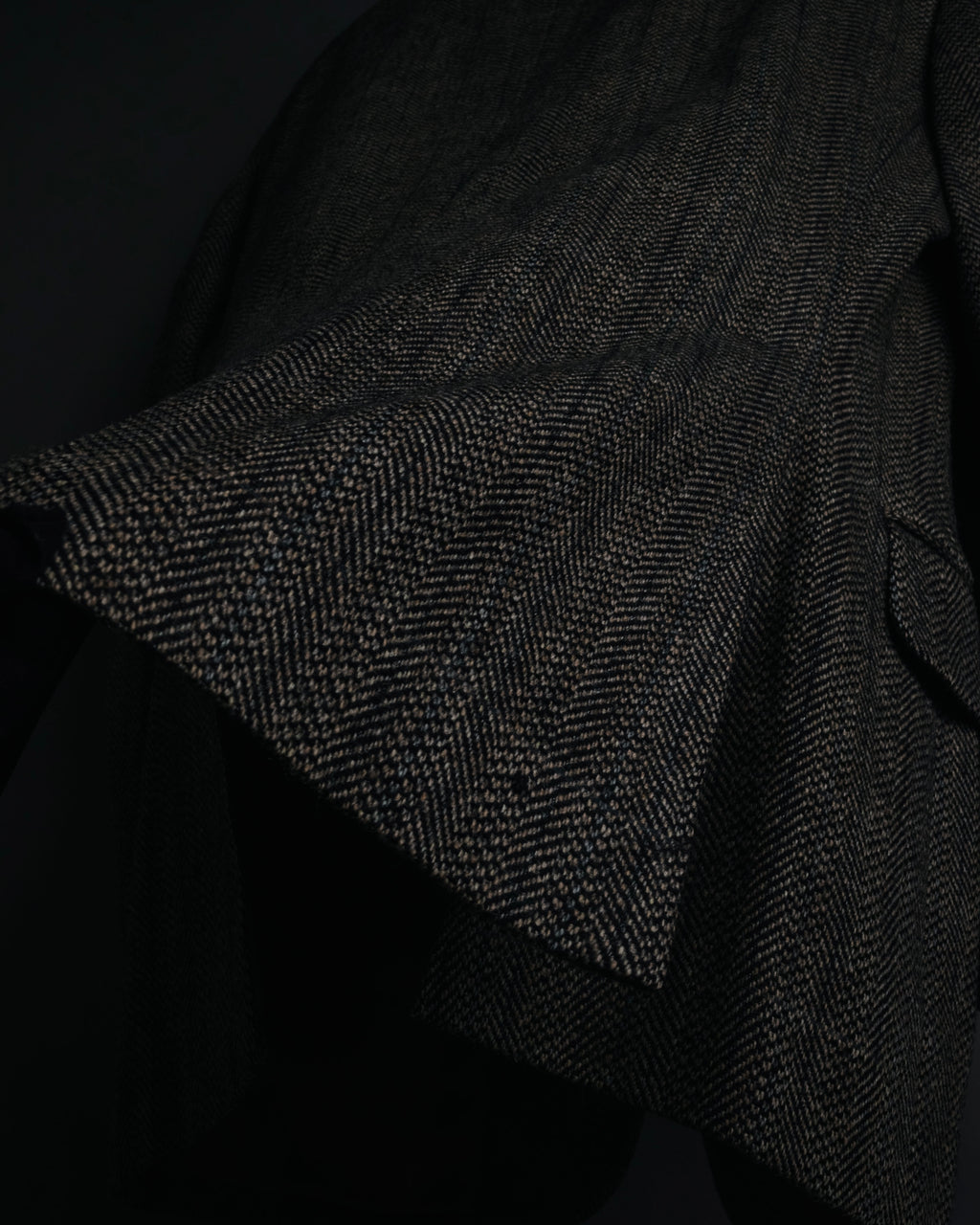 "Burberrys" 90’s Herringbone tweed wool suit set