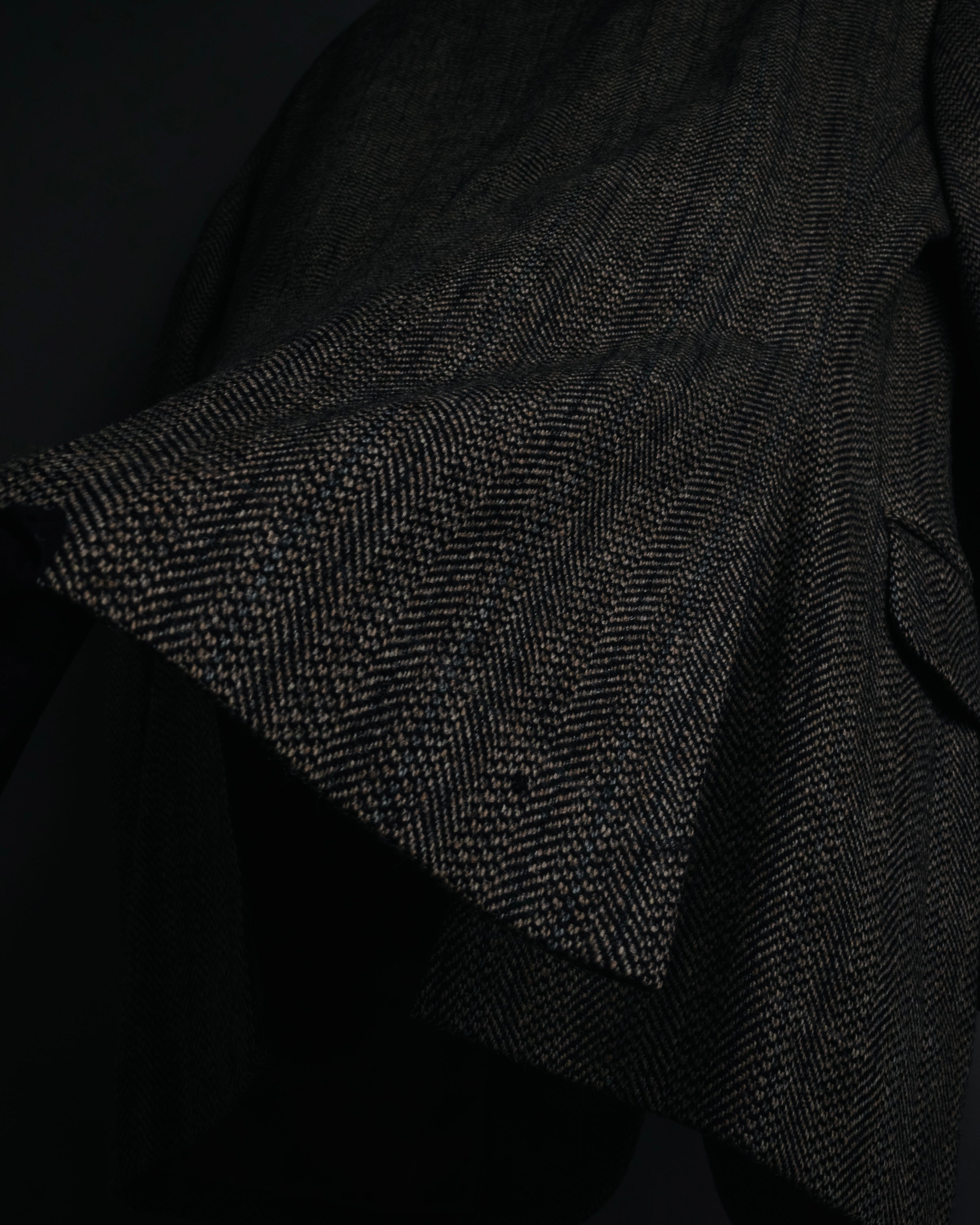 "Burberrys" 90’s Herringbone tweed wool suit set