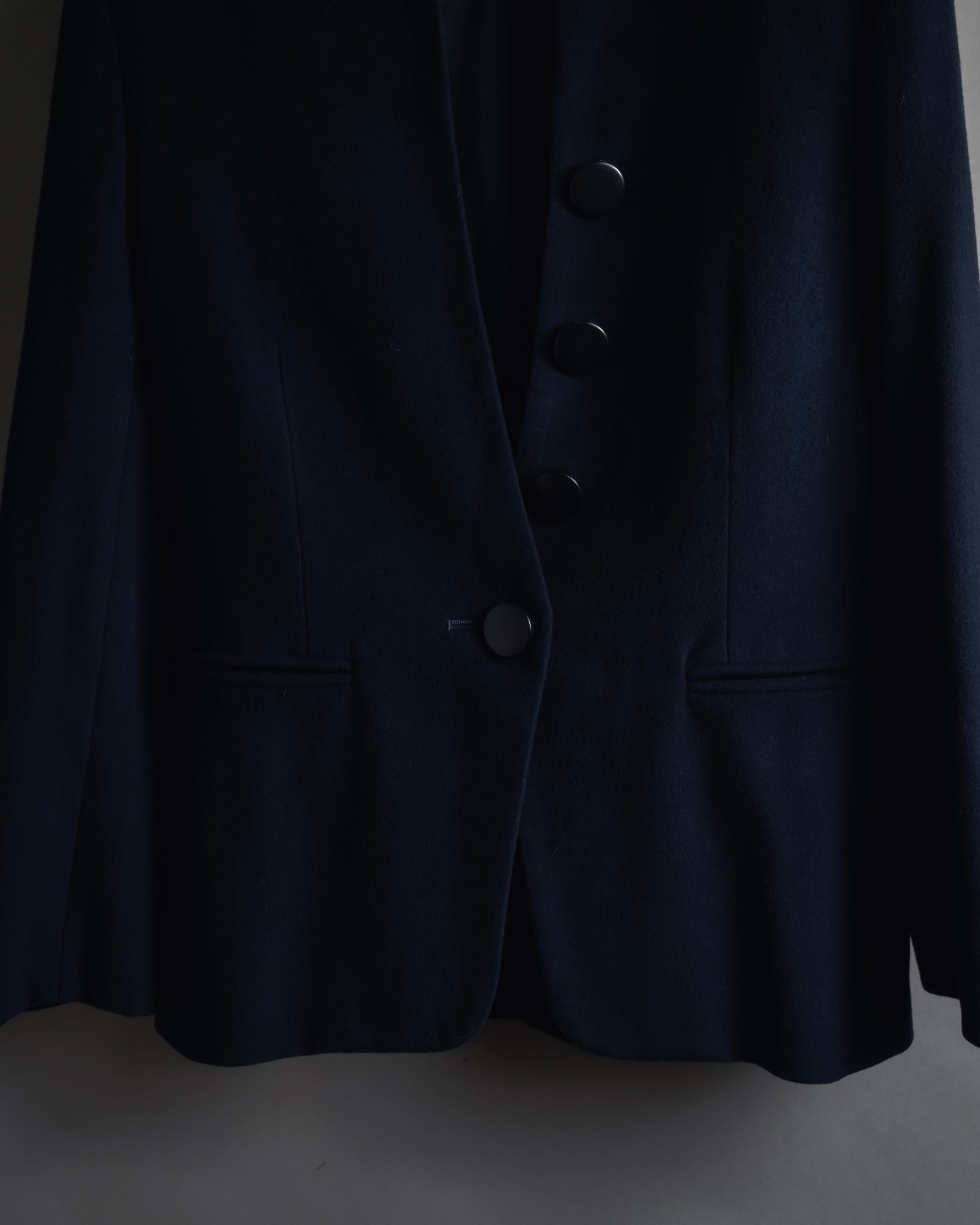 "Christian Dior" 90’s Stand-up collar shaped jacket