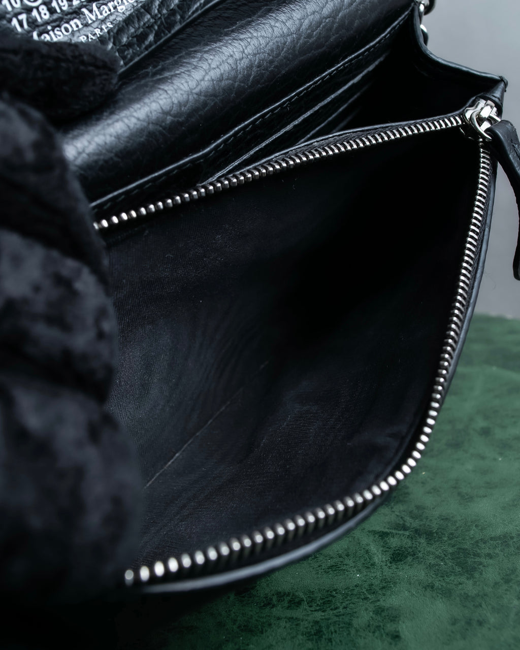 "MAISON MARGIELA" Calf leather chain shoulder wallet bag