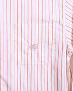 ETRO/ Oversized Multi Color Striped Shirt Pink × White