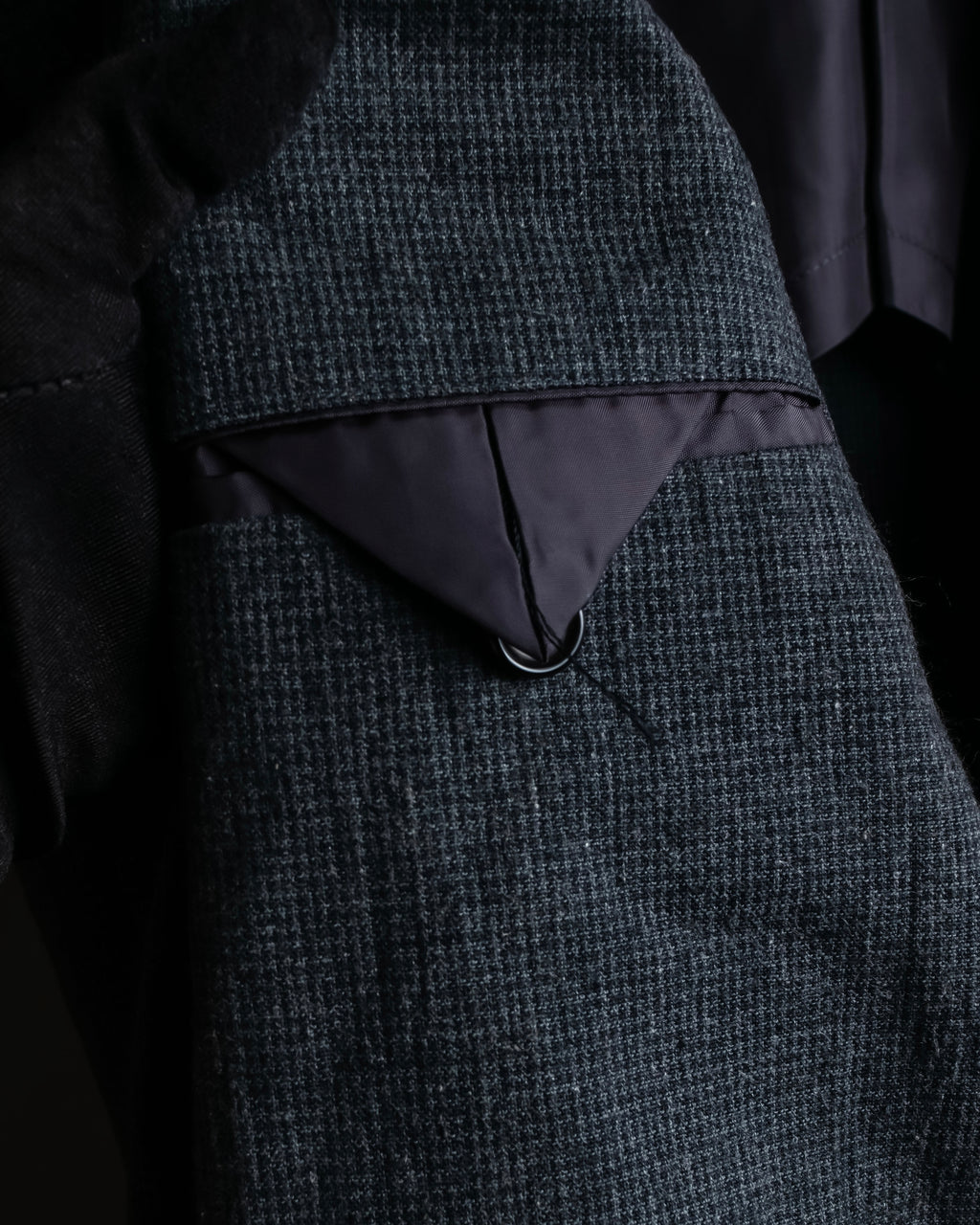 "COMME des GARCONS HOMME" 03SS fine all-over pattern cotton tailored jacket