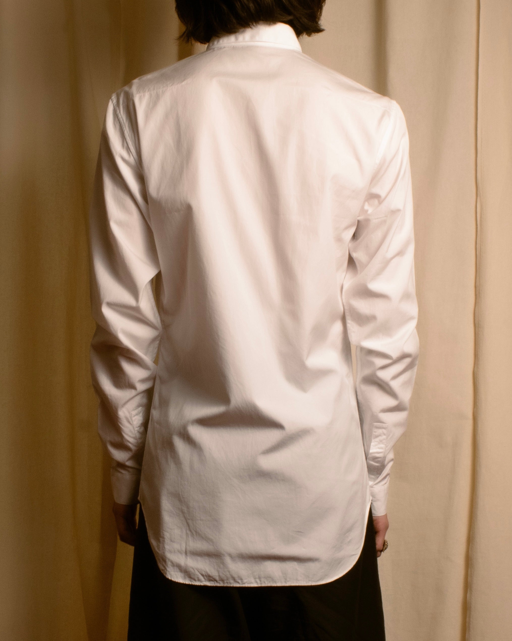 "DIOR HOMME" 00's Edith Slimane design sophisticated white shirt