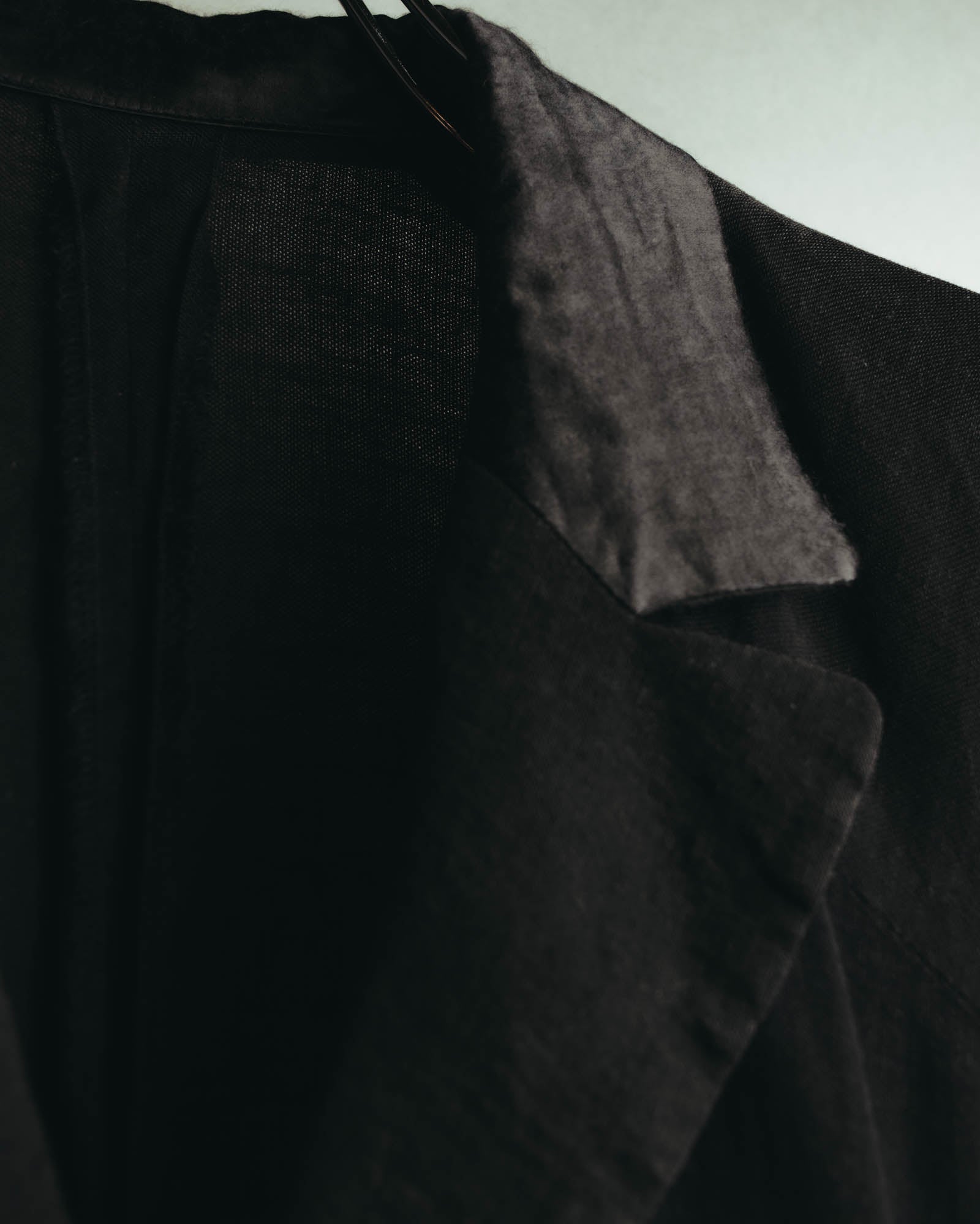 "i wish Y's bis" late 80's-90's Relaxed linen cotton long jacket