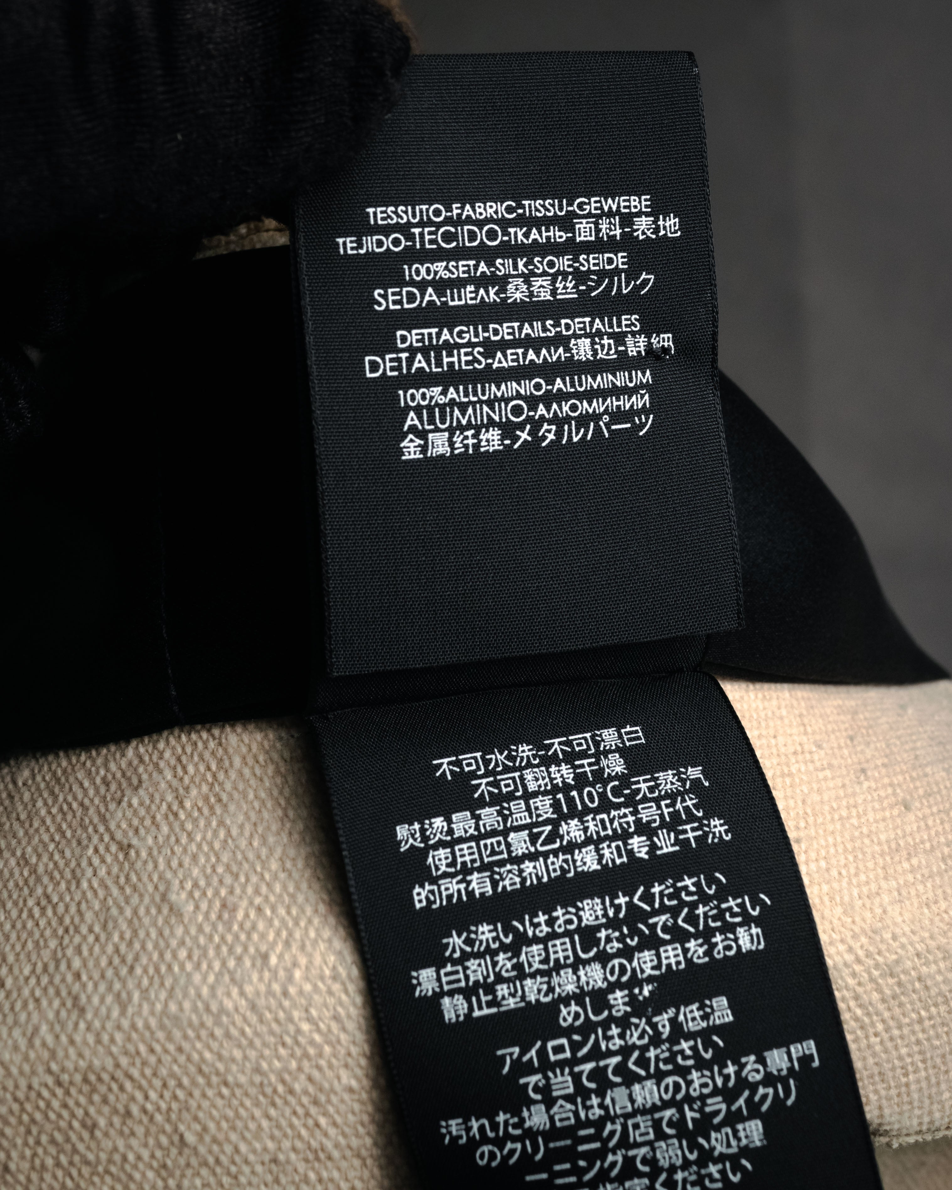 –SPECIAL– “SAINT LAURENT PARIS”
2013-2016 Studded silk ribbon tie