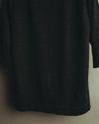 "Margaret Howell" 90's-00's Soft wool short sleeve knit top