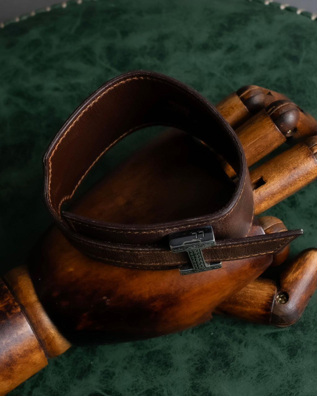 "HERMES" Tuareg Artemis leather bracelet