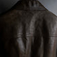 "GUCCI" Oversized calf leather tailored jacket