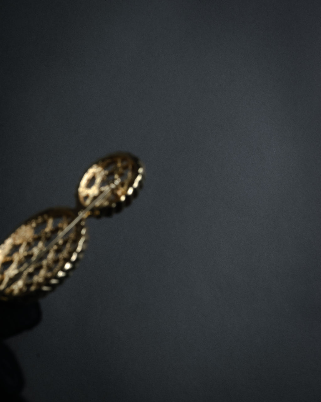 “Christian Dior” 70’s-80’s Lattice rhinestone brooch