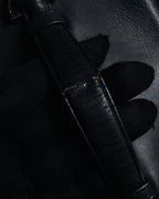 "CHANEL" 90’s Picot stitching lambskin vanity bag