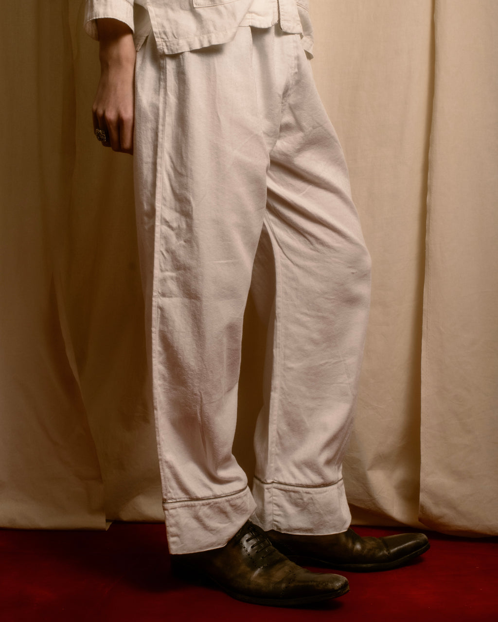 "CELINE" 90's-00's Macadam print pajama set up