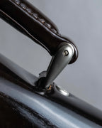 "BALENCIAGA" Patine leather briefcase bag