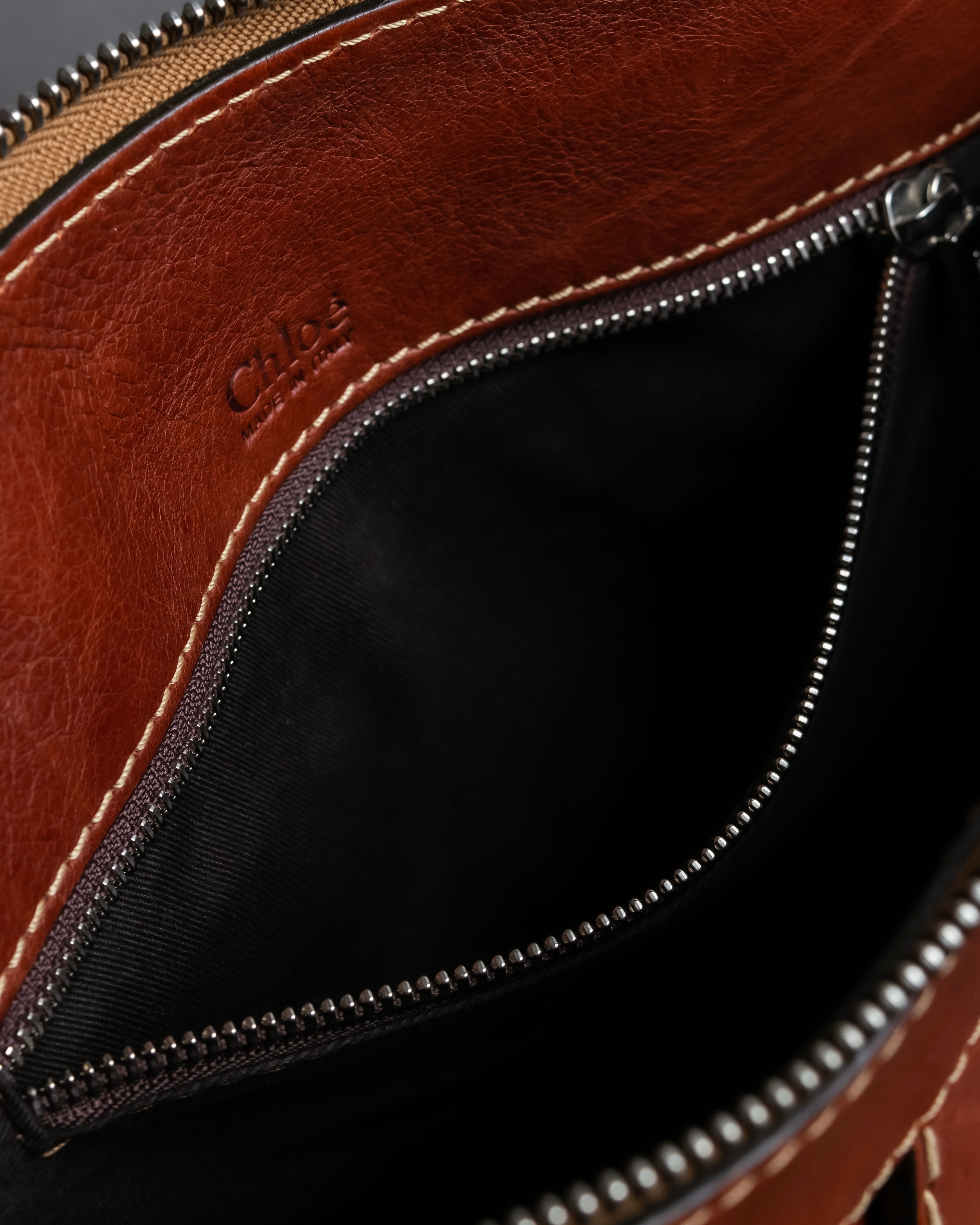 "Chloe" Edith series crossbody leather bag