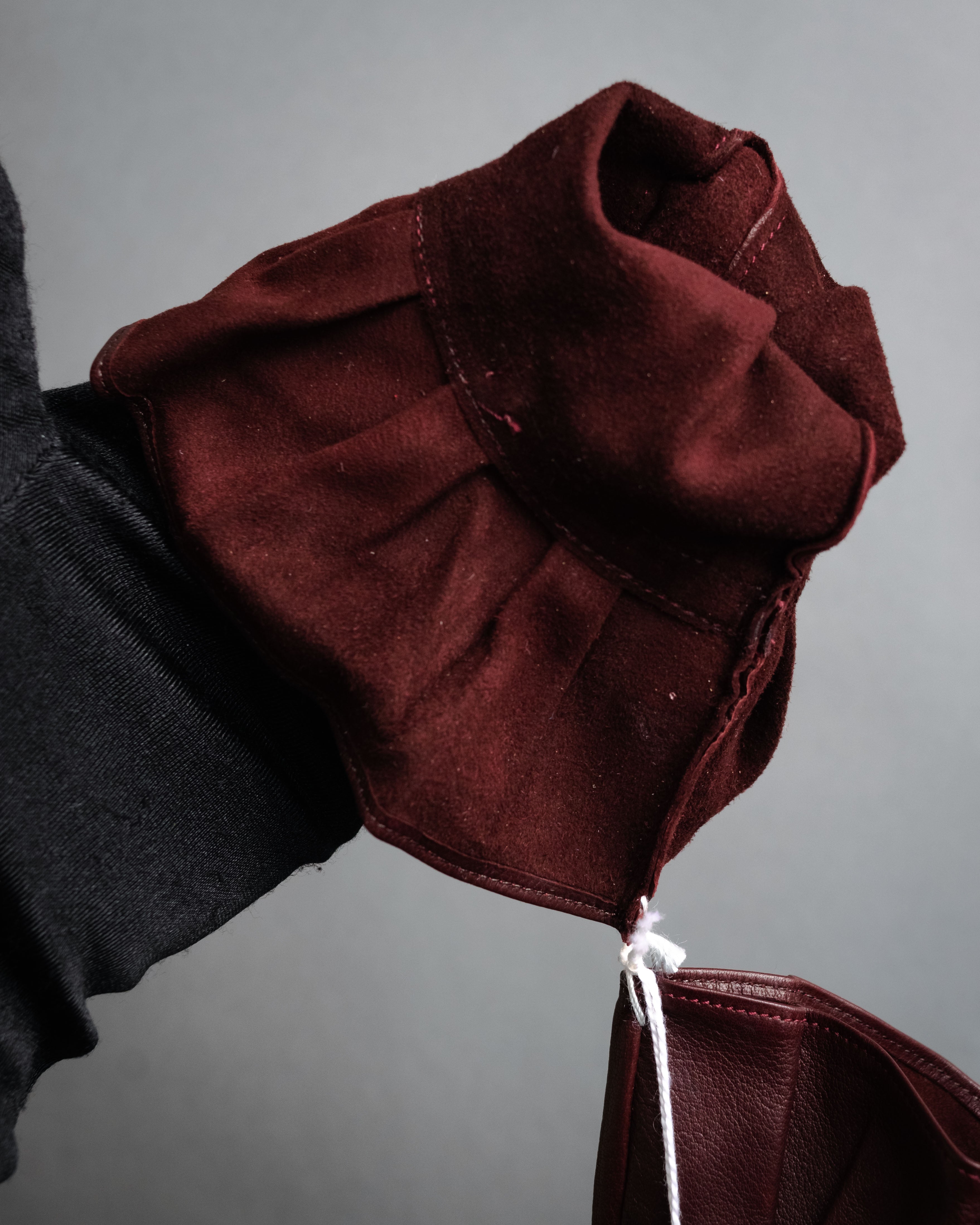 “Christian Dior” 1980’s-90’s Bow detailed leather gloves