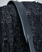 "BOTTEGA VENETA" 19AW Canvas & leather combination 2way bag