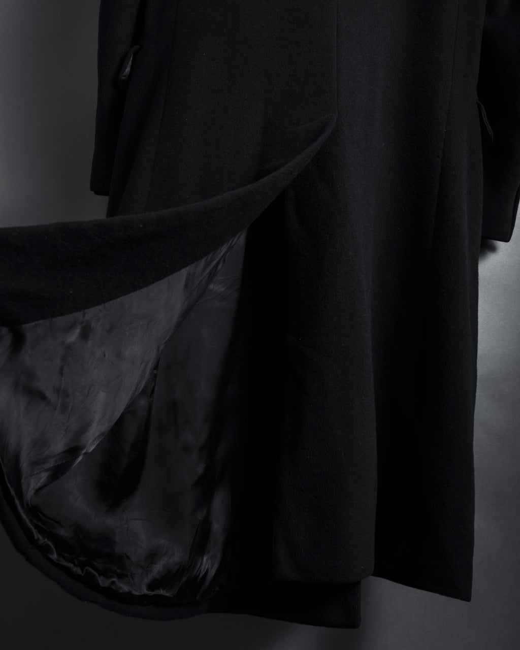 "FENDI" 80's-90's Classic cashmere long chester coat