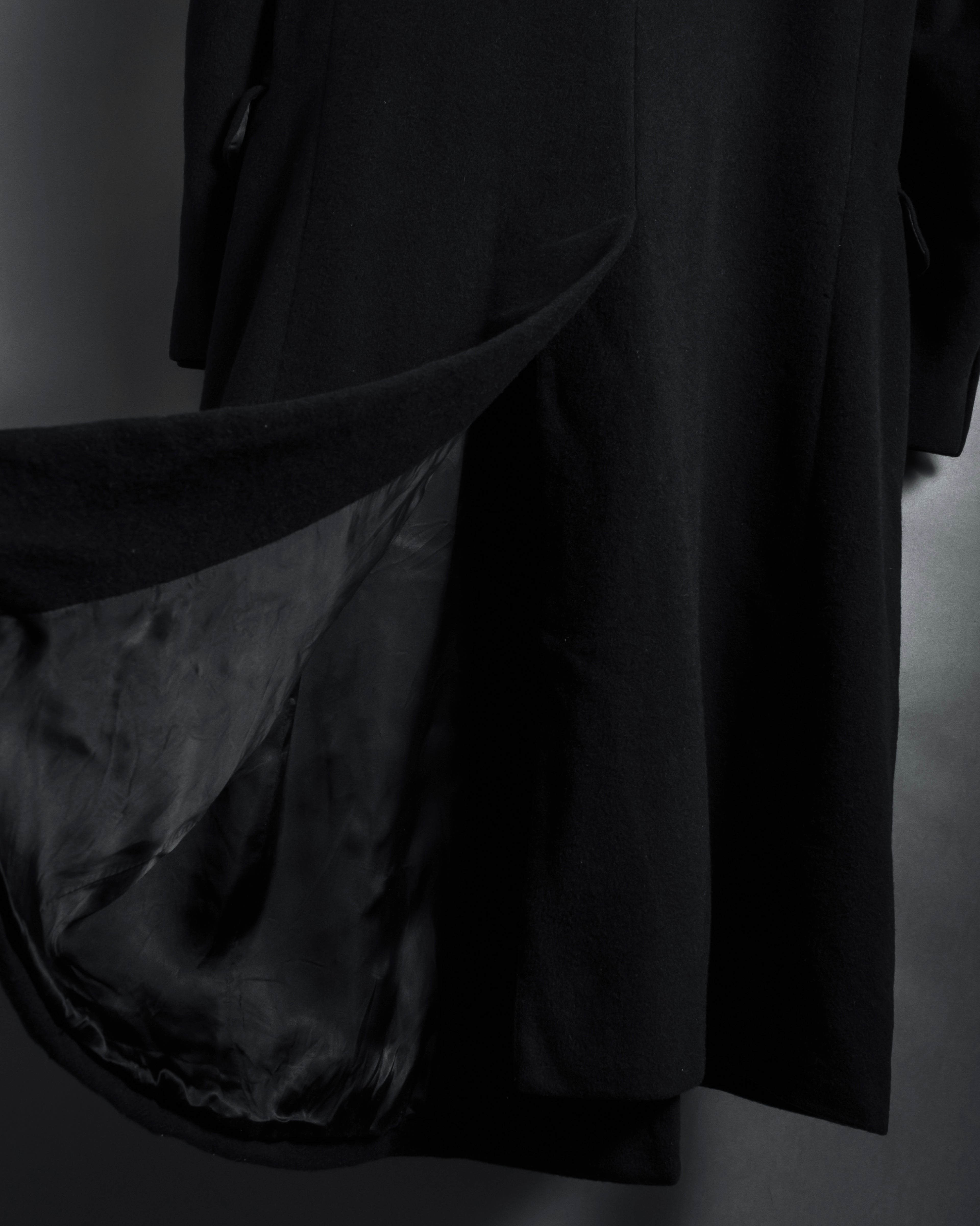 "FENDI" 80's-90's Classic cashmere long chester coat