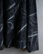 "Alviero Martini" Brushed marble pattern flared skirt