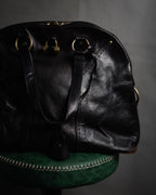 “Yves Saint Laurent rive gauche”
00’s Muse grained leather boston bag