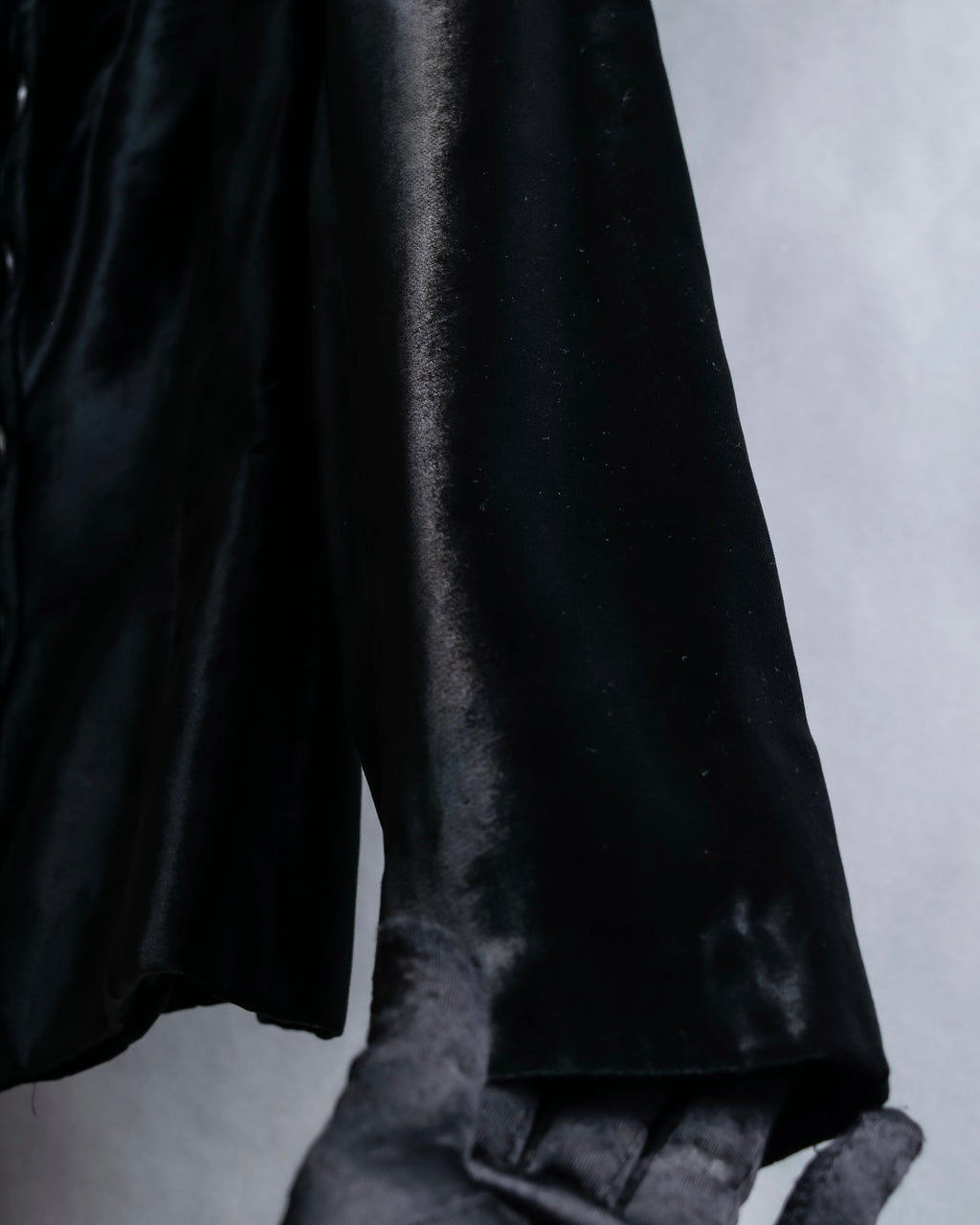 "GUCCI" Velvet shaped shawl collar tailored jacket