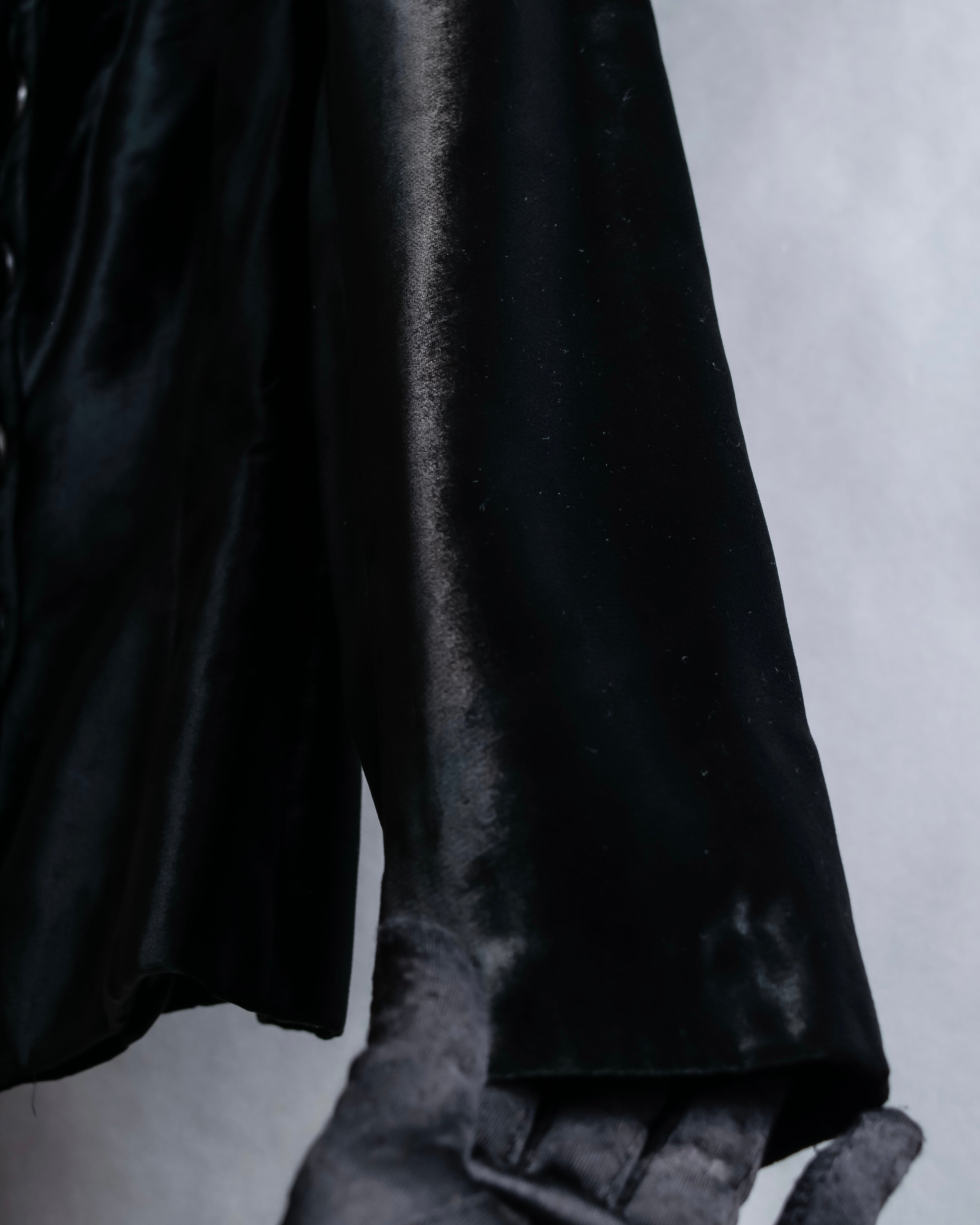 "GUCCI" Velvet shaped shawl collar tailored jacket